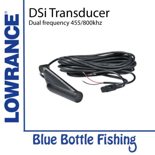 T lowrance dual frequency dsi skimmer transducer 455/800khz