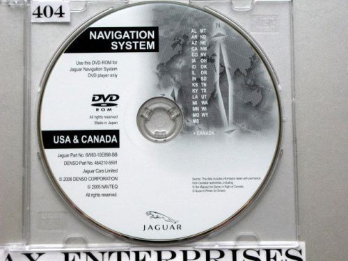 2009 jaguar xf supercharged navigation dvd 898-bb * west us *  map edition 2007