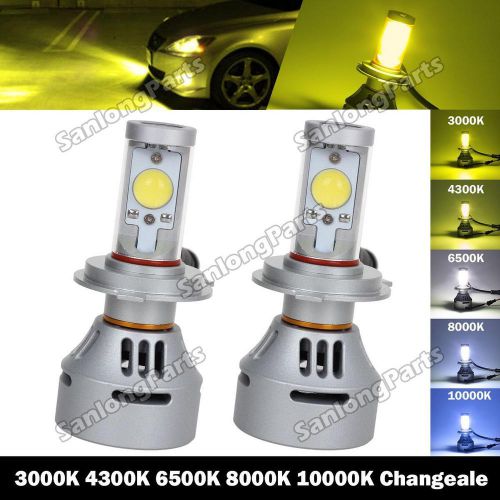 H4 9003 3500 lumen  headlamp dual beam led for hyundai x2