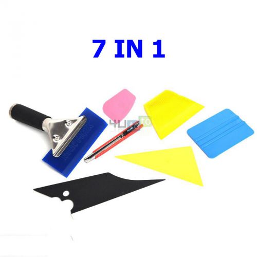 7 in 1 car window film tools squeegee scraper set tinting kit vehicle home tint