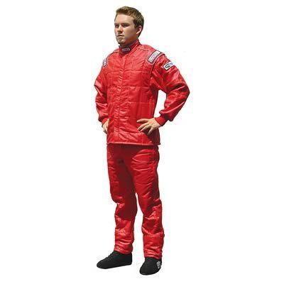 G-force racing 4546smlrd driving jacket double layer nomex small red ea
