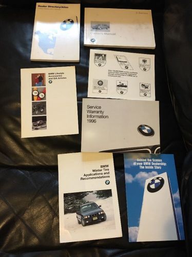 Bmw e36 318i 328i oem  owners manual radio misc manuals from glovebox from 1996