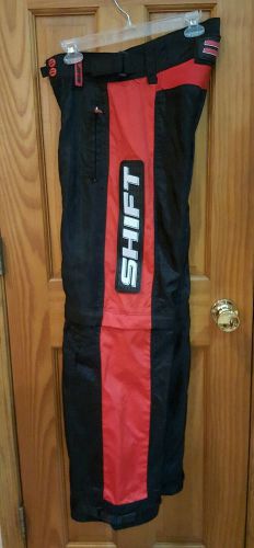 Shift motocross atv motorcycle off-road riding pants mens 30  &#034;mint condition&#034;