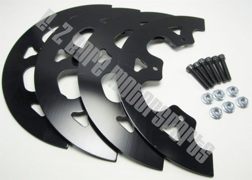 Kart sprocket chain guard - 9&#034; diameter aluminum lightweight includes bolt set