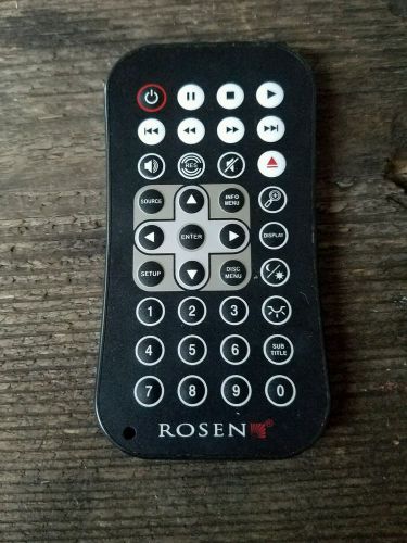 Oem rosen ac3205 wireless remote control (parts # 9100387) for rear dvd ent.