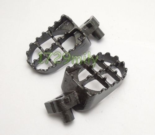 Motocross dirt bike footrests l &amp; r for 2003-2004 03 04 suzuki rm 125 / 250