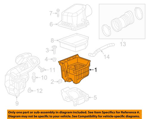 Dodge chrysler oem 13-16 dart 2.4l-l4 air intake-air cleaner body 68102372ab