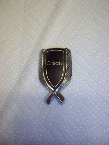 Oldsmobile cutlass calais rare black center pillar rear / body emblem name plate