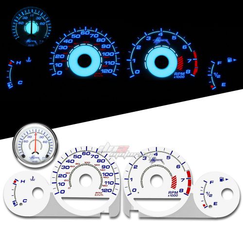 Reverse indiglo glow gauge dash face for 00-01 dodge/plymouth neon tachometer