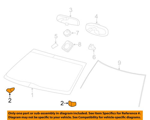 Ford oem-windshield spacer 9l3z14030a12a