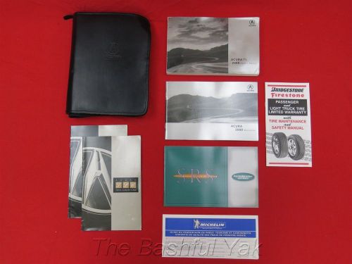 2000 acura tl owners manual with case