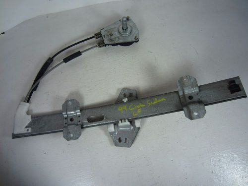 96-00 honda civic driver left front manual window regulator