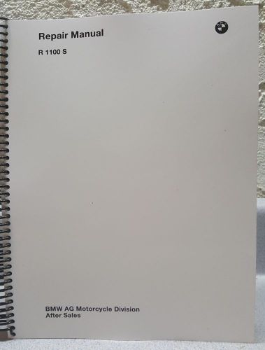 Bmw r1100s factory shop manual (spiral binding!) - superior to haynes/clymer