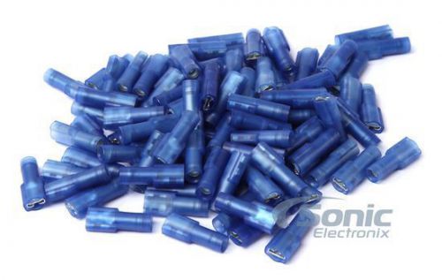 Install bay 3m blue 16/14 awg 0.187&#034; insul-grip female quick disconnect 100 pack