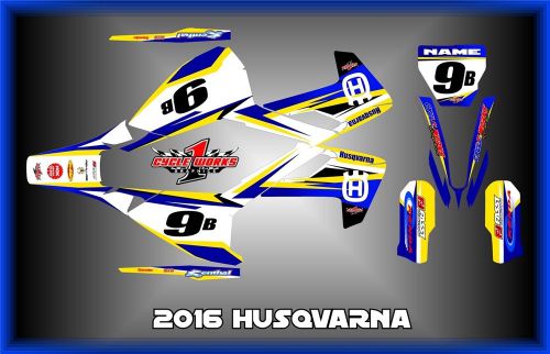 Husqvarna tc125 fc250-350-450 fs450 2016  graphic kits decal#1