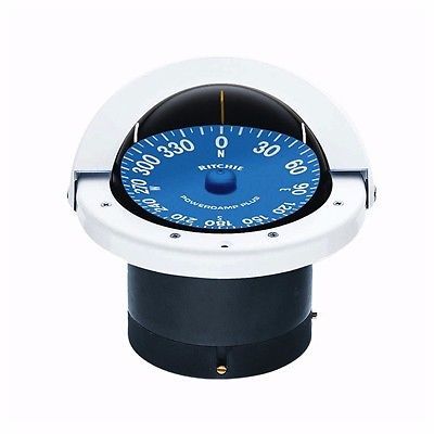 Ritchie supersports flush mount compass ss-2000w 4-1/2&#034; dial white md