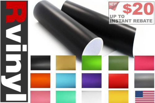 Rwraps matte flat vinyl wrap sheet film roll for fender body kits &amp; more