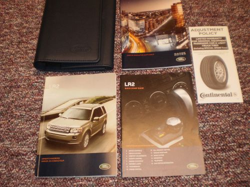 2012 land rover lr2 suv owners manual books navigation guide case all models