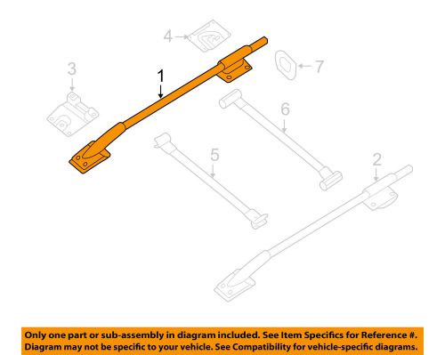 Suzuki oem equator roof rack rail luggage carrier-side rail right 7821082z00