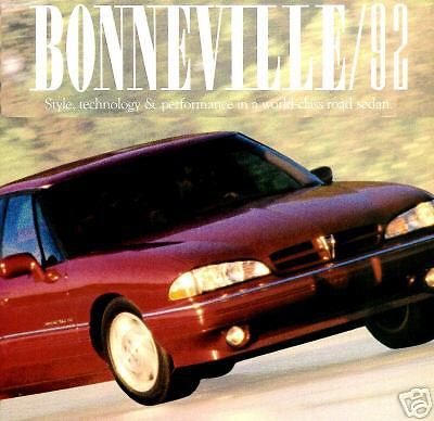 1992 pontiac bonneville factory brochure-se-sse-ssei