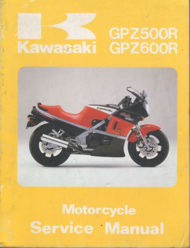 1985-87 kawasaki motorcycle gpz500r/600r  p/n 99924-1055-02 service manual (156)