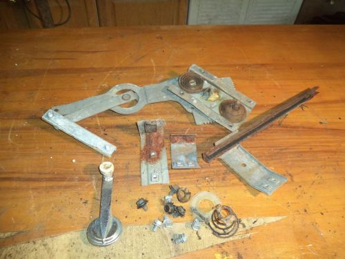 1959  59 ford galaxie 500 2 door sedan passenge quarter window regulator &amp; hrdw.