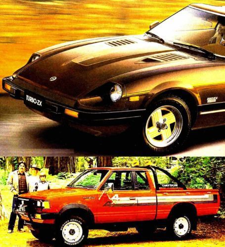 1982 datsun by nissan brochure -280zx turbo-maxima-200sx-stanza-310-210-pickup