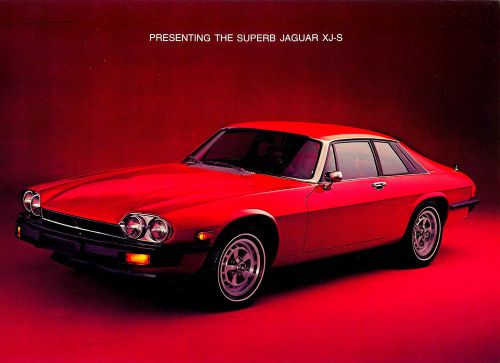 1977 jaguar xj-s factory brochure -jaguar xjs 2+2 v12--jaguar xj-s