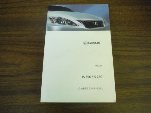 2009 lexus is350/is250 owner&#039;s manual