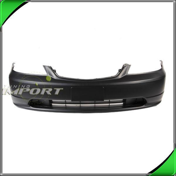 01-03 civic facial primered 2/4dr lx/ex no h/b capa front bumper cover assembly