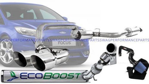 Mbrp turbo downpipe, cat back exhaust &amp; afe intake for &#039;13-14 ford forcus st 2.0