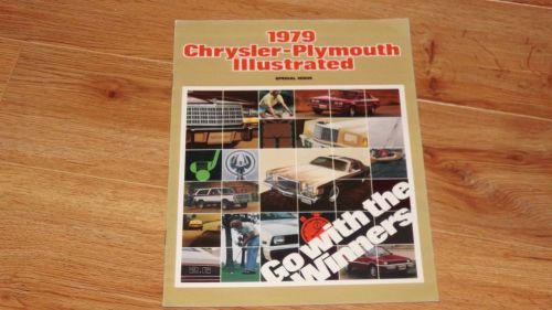 1979 chrysler - plymouth original dealership sales brochure