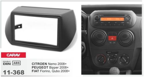 Carav 11-368 2din car radio dash kit panel nemo, bipper, fiat fiorino, qubo 08+