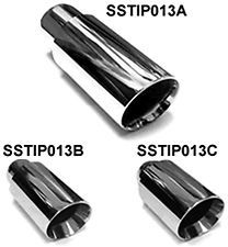 Slanted double wall stainless steel performance tip