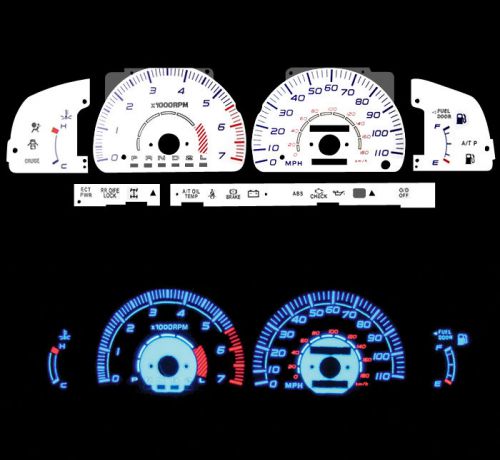 New 96 97 98 toyota 4runner blue indiglo glow white gauge