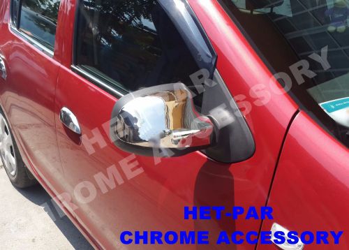 S.steel chrome mİrror cover + door handle + wİndows frame trİm for stepway 2012+