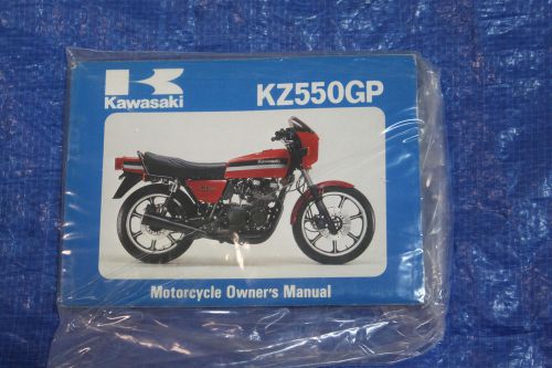 Nos kawasaki 1981 gpz550 new old stock owner&#039;s manual 81 kz550gp gpz 550d1