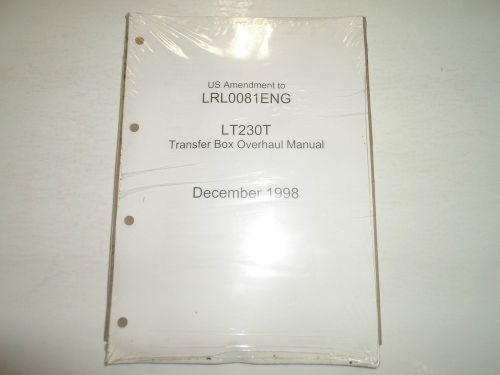 1998 land rover lrl0081eng lt230t transfer box overhaul manual new factory oem