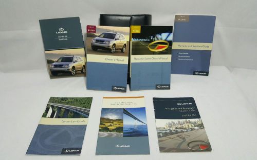 Rx 350 suv 07 2007 lexus owners owner&#039;s manual set w/ navigation book oem