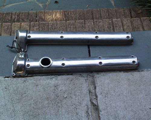 1954 jaguar xk 120 polished valve covers alloy  3.4