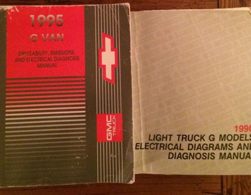 1995 g-van service / owners manual (1990 g-van lt truck both manuals. no reserve