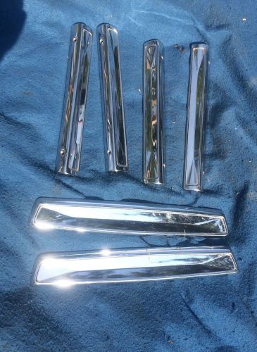 63 64 65 66  oem  dart barracuda valiant bucket seat  trim 6 piece set  nice