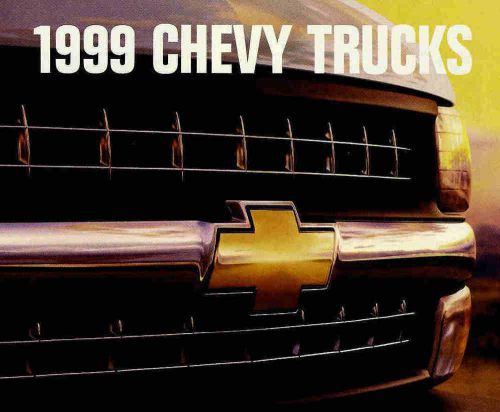 1999 chevy brochure -silverado pickup-s10-blazer-tahoe-suburban