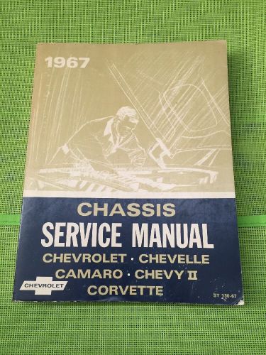 1967 original chevrolet chassis service manual chevelle camaro chevy ii corvette