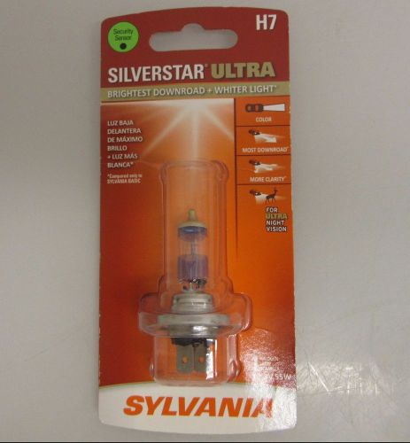 Sylvania silverstar ultra h7 whiter light headlight headlamp bulb h7su su