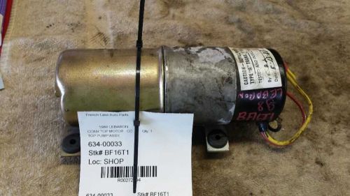 Convertible top motor pump assembly fits 82-95 lebaron 272294