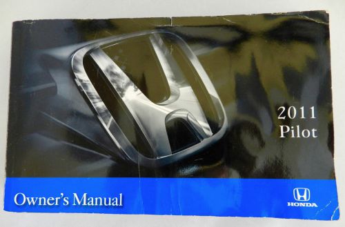 2011 honda pilot oem owners manual 31sza620