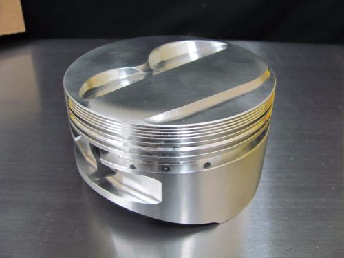 Je pistons sbc nitrous dome 4.030&#034; bore, 3.750&#034; stroke with rings