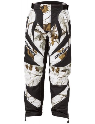 Castle youth realtree ap snow camo/white fuel g5 snowmobile pants snow snowcross