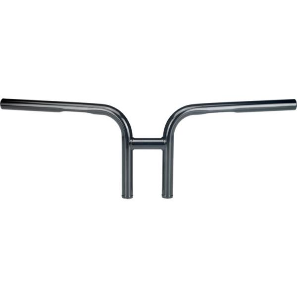 Biltwell inc. black 1" high drags handlebars for 1982-up harley models